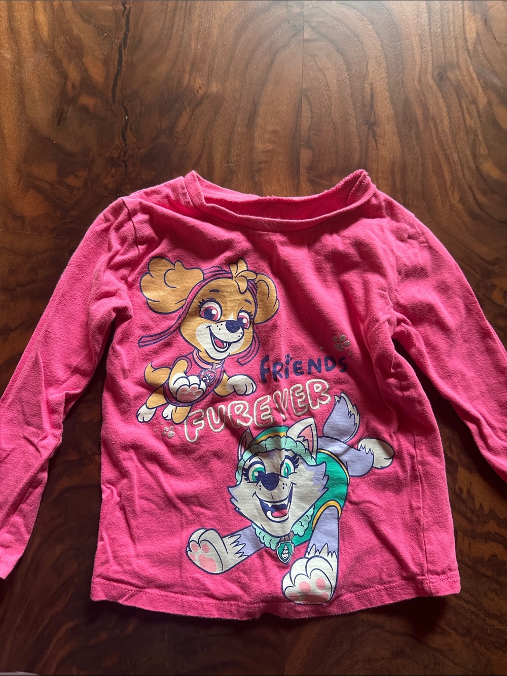 Girls' Pink 'Friends Furever' Paw Patrol Long-Sleeve Shirt